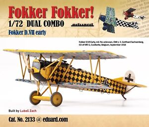 Eduard 2133 - Fokker Fokker! Limited Edition - dual combo,- 1/72  IMPRESIONANTE.