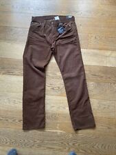 Gap 1969 Chocolate Brown Straight Leg Corduroy Jeans W32 L32