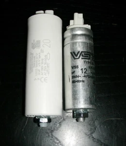Kondensator 12 oder 20 µF für 70 / 150 Watt HM HS HI -> HQI Strahler - Bild 1 von 3