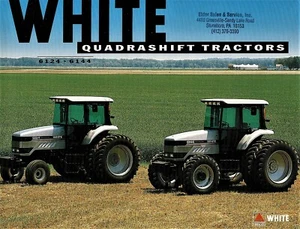 White Quadrashift 6124 6144 Farm Tractor Vintage Sales Brochure - Imagen 1 de 1