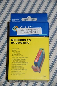 G&G Ink Cartridge -- Canon BJC-3000/6000/6200 -- Cyan - Picture 1 of 2