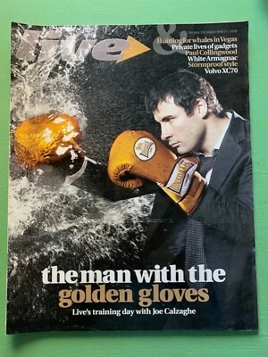 LIVE magazine 2-March-2008 JOE CALZAGHE Laura Haddock Paul Collingwood Mad Men - Image 1 of 2