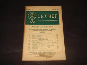 SCOUTS DE FRANCE LE CHEF N°105 DU 15 JUILLET 1933 - Picture 1 of 1