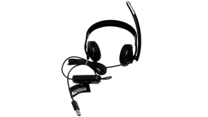 Microsoft LifeChat™ LX-6000 Black Headband Headset Model 1476 - Picture 1 of 4
