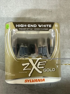 NEW Sylvania High End White Silverstar ZXE Gold H11 PN: H11SZG.PB2 - Image 1 of 2