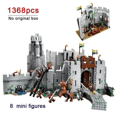 MOC 1368pcs LOTR Hobbit Helms Deep (9474) Building Block Bricks Set Toy Diy - Image 1 of 4