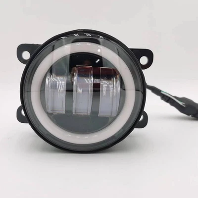 Fog Lamp LED Headlight 1pc ABS For Car SUVs Motorcycles Four Corners Daily IP67 - Image 1 of 4