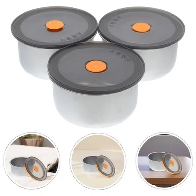  3 Pcs Frischebox Mit Deckel Kleinkind Saucenbehälter Lebensmittelbehälter - Bild 1 von 4