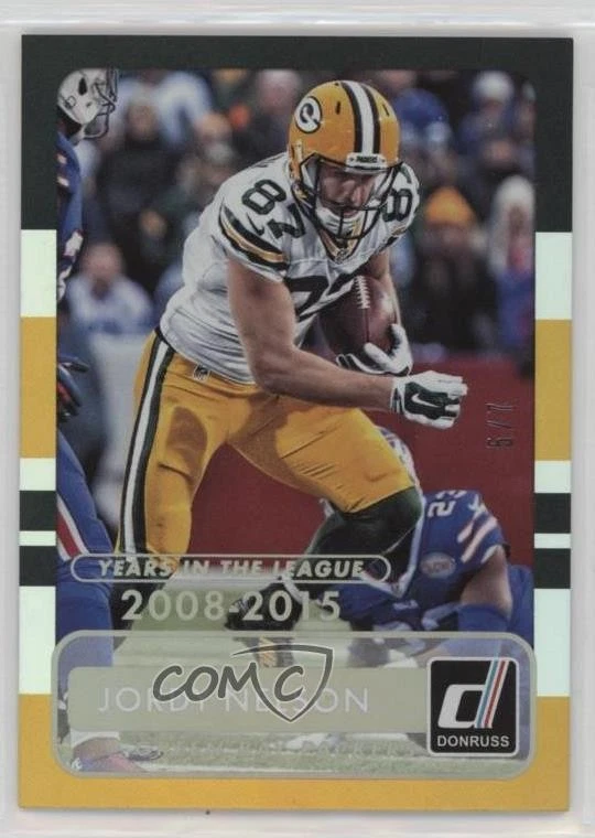 2015 Panini Donruss Stat Line Years /7 Jordy Nelson #84 - Image 1 of 2