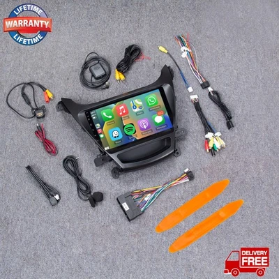 Radio de coche estéreo GPS WIFI Apple Carplay para Hyundai Elantra 2014-2016 Android12 Foto 1 de 4
