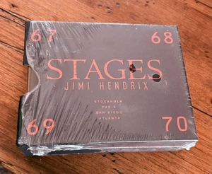 Jimi Hendrix Stages 4 Cassette Tapes Live Box Set 67 68 69 70 Like New 1991 - Picture 1 of 4