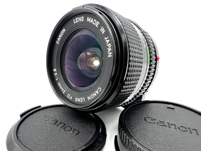 Canon New FD NFD mount 24mm F2.8 MF Wide Angle vintage Lens AE-1 ae1 f1 Tested - Image 1 of 4
