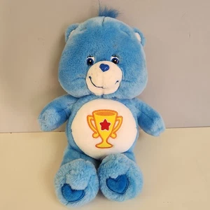 Vintage Care Bears 2003 Champ Blue Trophy Care Bear 13 Zoll Plüschtier Stofftier - Bild 1 von 11
