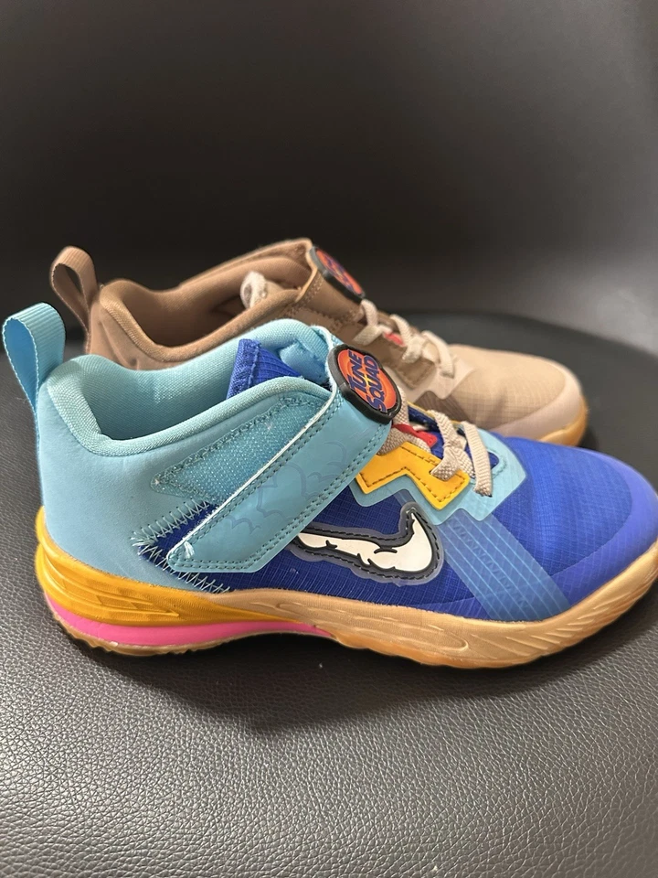 Nike Lebron 18 X Space Jam Low Wile E. X Roadrunner Kids Youth Size 2.5Y - Image 1 of 4