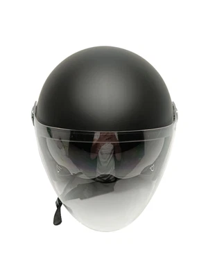 CASCO DA MOTO FAVOTO APERTO TAGLIA M, CASCO, PER SCOOTER, NERO - Immagine 1 di 4