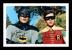 BATMAN - ADAM WEST & BURT WARD AUTOGRAPHED SIGNED & FRAMED PHOTO PRINT - Picture 1 of 1