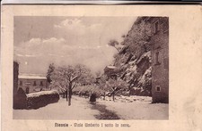 NICOSIA  FP VIAG 1913 VIALE UMBERTO SOTTO LA NEVE   BELLA