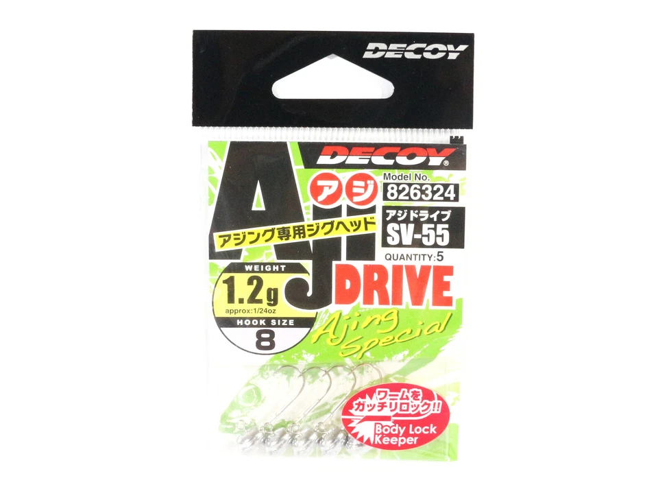 Decoy Jig Head Silver 4989540826324