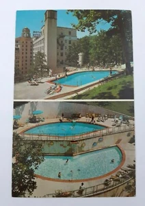 Postcard AR Arkansas Hot Springs The Arlington Swimming Pool Unposted - Bild 1 von 2