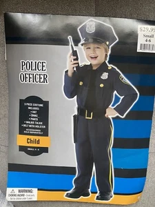 Amscan Child Size Small (4-6) Police Officer Costume - Picture 1 of 4