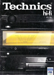 TECHNICS - BROCHURE CATALOGUE CATALOGO KATALOG - 1995 1996 - Language: ENGLISH - Foto 1 di 1