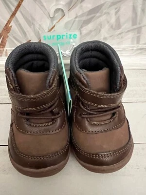 STRIDERITE Quillo Baby Boy Brown Boots US SIZE 3M - Image 1 of 4