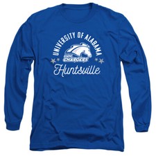 Alabama Huntsville Adult Long Sleeve T-Shirt Chargers, Royal Blue, S-3XL