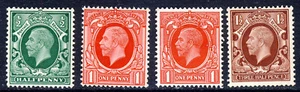GB KG V 1934 Fotogravur 1/2d. 1d. & 11/2d. Werte SG 439, SG 440 & SG 441 POSTFRISCH - Bild 1 von 2