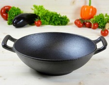 GHISA Wok 30 cm B-Ware induzione Asia di hausnutz difficile & massiccio