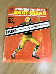 1971 Mattel WINNING FOOTBALL Illustration🏈 Bart Starr NFL HOF Green Bay Packers - Picture 1 of 9