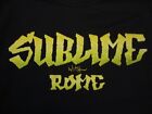 Sublime With Rome Summer Tour 2010 Concert Fan Blue Cotton T Shirt Size L