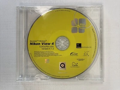 Nikon View 4 Coolpix Version 4.1.2 Mac Windows CD-ROM - Image 1 of 4