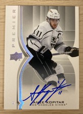 21-22 Anze Kopitar Premier On Card Auto Los Angeles Kings