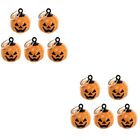 Pumpkin Pet Bells Halloween Decoration 20pcs Orange-RS