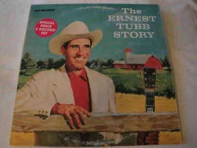 THE ERNEST TUBB STORY 2X VINYL LP ALBUM MCA RECORDS RE-ISSUE BLUE CHRISTMAS VG+ - Image 1 of 4