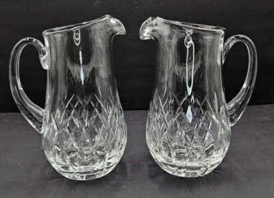Par de jarros de cristal idênticos por BLOCK padrão Etude 52 onças - Imagem 1 de 4