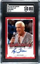 Ric Flair 2014 Leaf Pop Century Signatures /5 SSP BA-FR1 SGC 8 Auto 10 POP 1