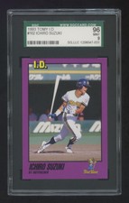 SGC 9 ICHIRO SUZUKI 1993 TOMY I.D ROOKIE RC SP BLUE WAVE   HOF   CARD LOOKS GEM