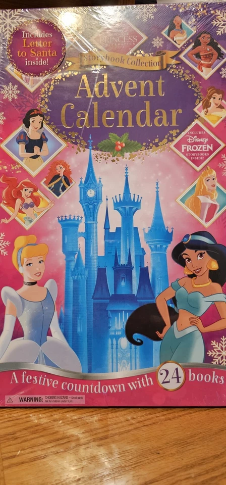 Disney Ultimate Princess Storybook Collection Advent Calendar 24 Books 2022