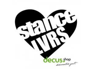 STANCE LOVERS HERZ L 2441 12x10 cm // Sticker JDM Aufkleber Frontscheibe - Picture 1 of 2