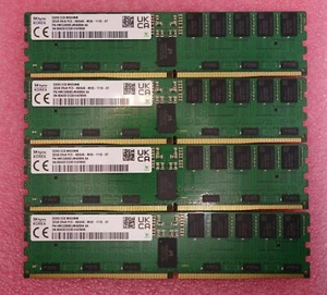 128GB 4X32GB 2RX8 PC5-38400 DDR5-4800MT SK HYNIX Server Memory HMCG88BDJMA080N - Picture 1 of 2