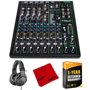 Mackie 10 Channel Professional Effects Mixer + Headphones and Warranty Bundle - Picture 1 of 6