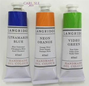 Langridge Handmade Oil Colours 40ml - Page 1 Of 2 - Choose Your Colour - Picture 1 of 4