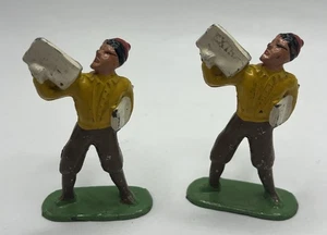 BARCLAY Lead Toy NEWSPAPER BOY LOT OF 2 1930’s 2.5” - Picture 1 of 9