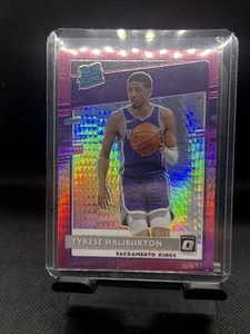 Tyrese Haliburton 2020-21 Donruss Optic Rated Rookie Pink Hyper Prizm #162 (RC) - Picture 1 of 2