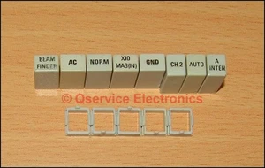 Tektronix 8 PC Button Set + 5 PC Frames 400 Oscilloscopes # 554246545 FREE SHIP - Picture 1 of 1