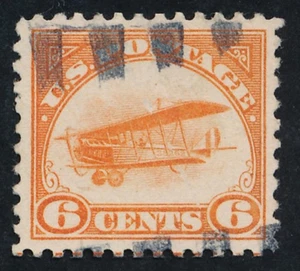 UNITED STATES (US) C1 USED VF 6c ORANGE JENNY - Picture 1 of 2