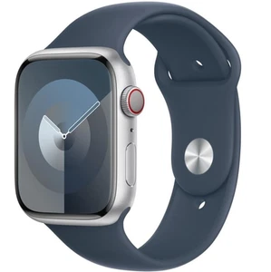 NEW in box, Sealed Genuine Apple Watch Sport Band - 45mm Storm Blue - Zdjęcie 1 z 3