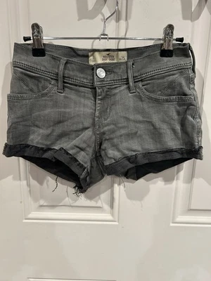 Hollister Gray Denim Short Shorts Women’s 25 - Image 1 of 4