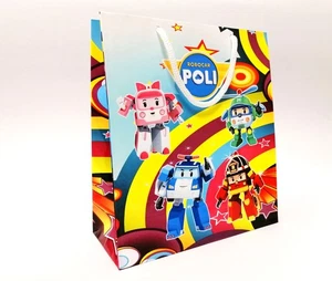 Robocar Poli Themed Party supplies Bag Hat Banner Plates Cups Favor Box Toppers - Picture 1 of 44